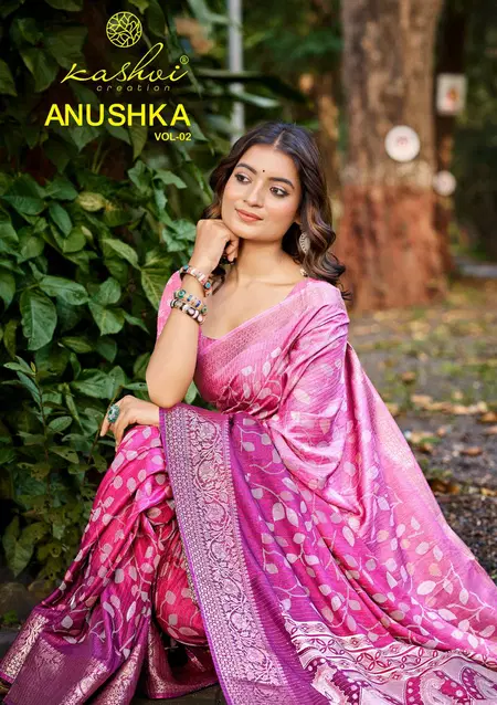 Anushka Vol 2 By Kashvi Jacquard Silk Online Occasion Wear Saree Wholesale